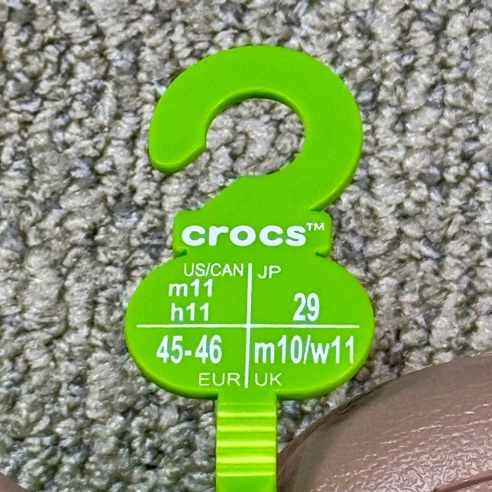 Crocs Echo Ombre Clog Mens 11 Womens 13 Tan Beige Trail Comfort Shoes‎